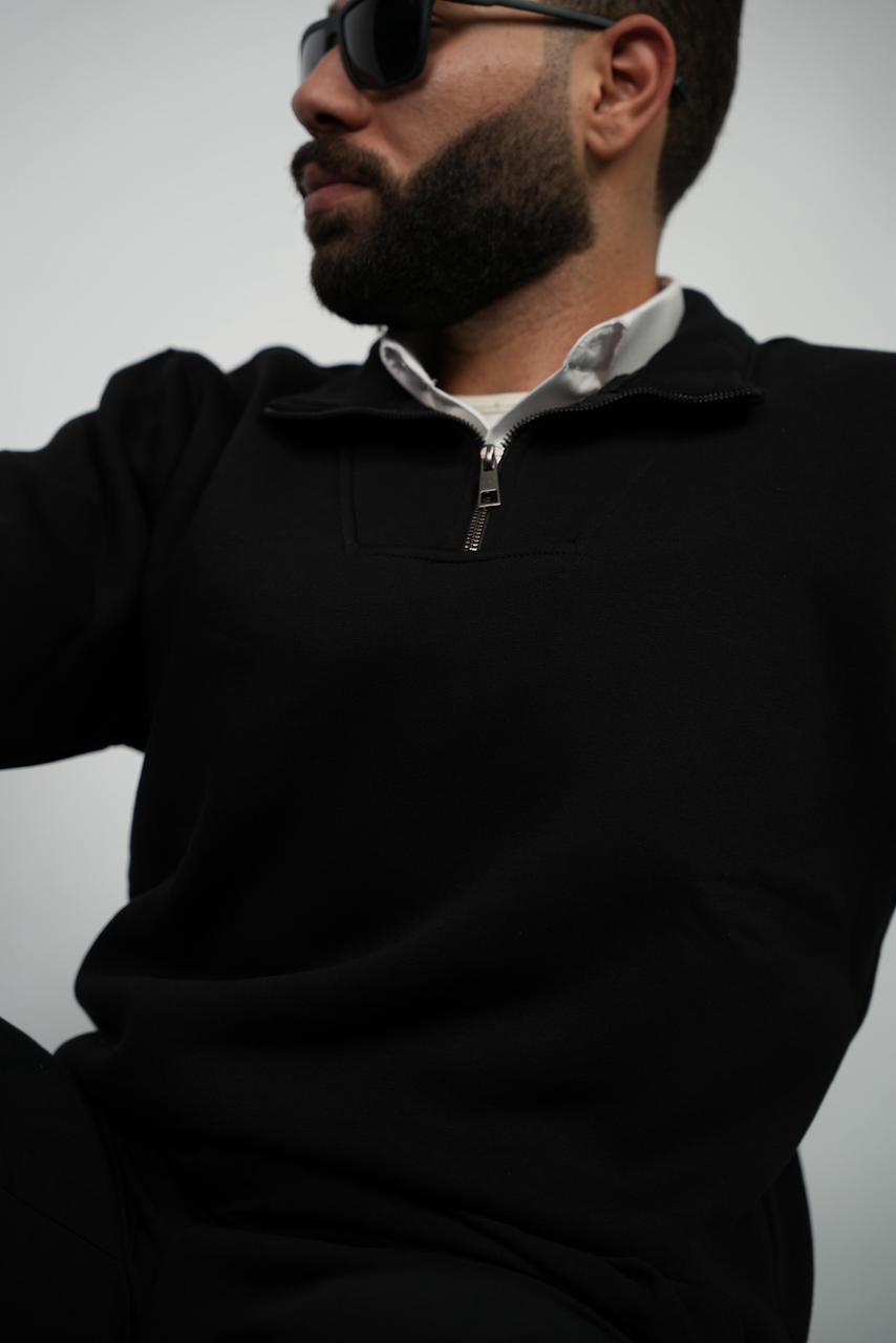 BLACK QUARTER ZIPPER